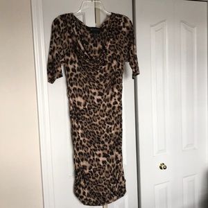 Animal print dress